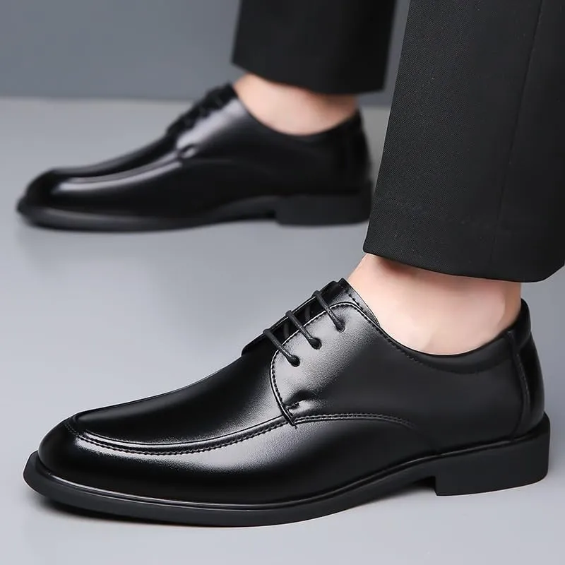 Men's Orthopedic Leather Shoes Oxfords PU Fashion Dress Sneakers Business Casual Derby Shoe