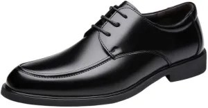 Men's Orthopedic Leather Shoes Oxfords PU Fashion Dress Sneakers Business Casual Derby Shoe