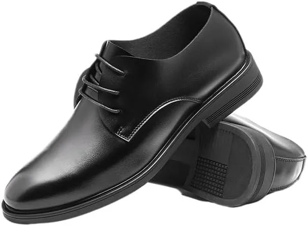 Mens Oxfords Dress Formal Shoes Mens Commuter Slip-Resistant Lightweight Breathable Easy to Walk