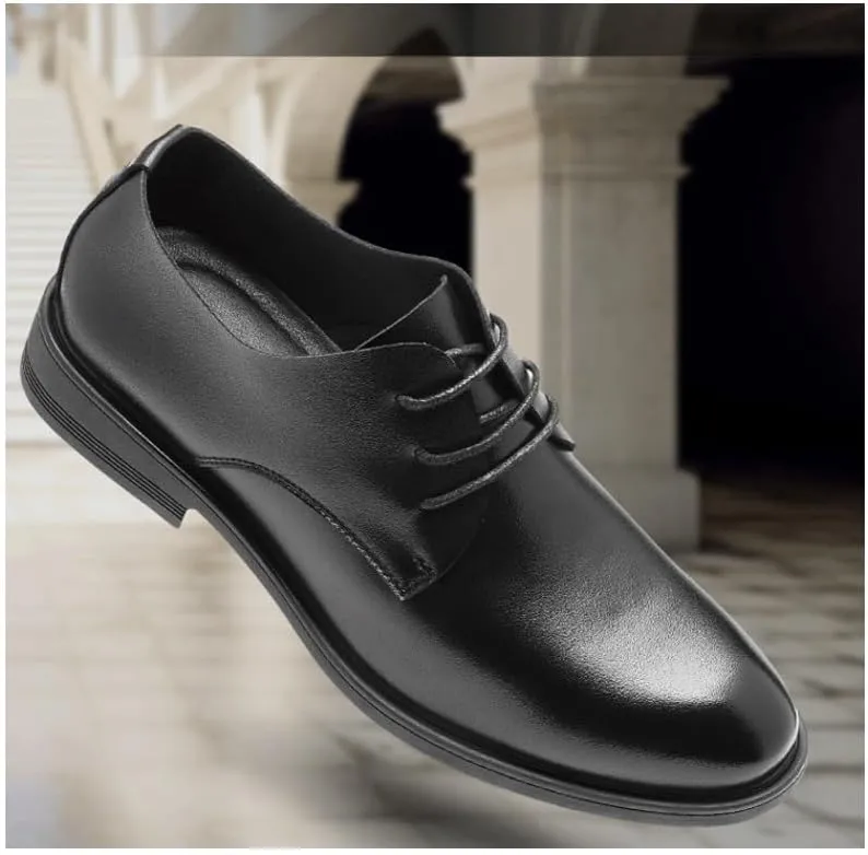 Mens Oxfords Dress Formal Shoes Mens Commuter Slip-Resistant Lightweight Breathable Easy to Walk