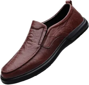 Mens Oxfords Shoes Leather Shoes Slip-ons Business Office Wedding Business Casual Men's Dress Shoes