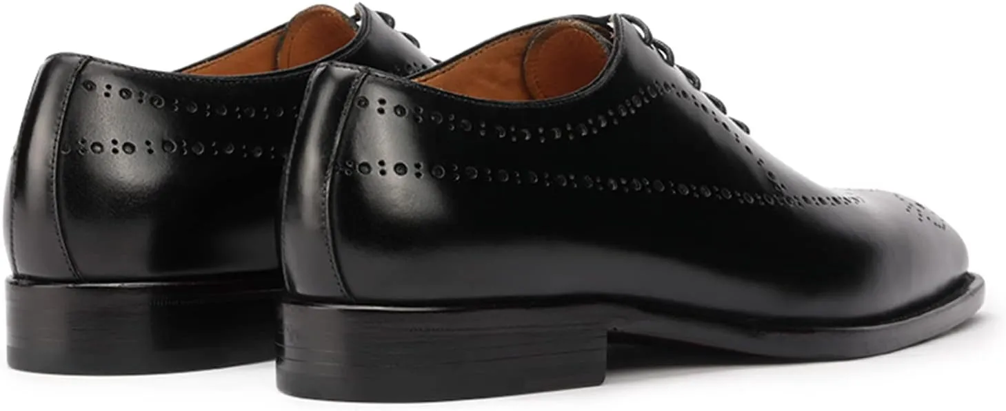 Mens Oxfords Whole-Cut Full Brogues Carved Calf Dress Shoes for Business,Casual