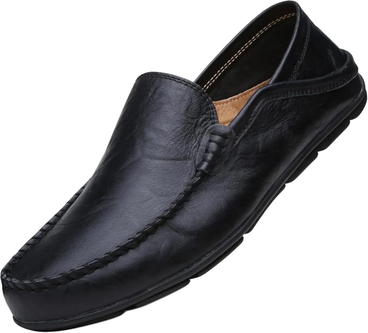 Men's PU Leather Shoes, Casual Flat Bottomed Loafers, Driving Shoes, Slip Covers, Penny Loafers, Loafers