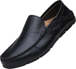 Men's PU Leather Shoes, Casual Flat Bottomed Loafers, Driving Shoes, Slip Covers, Penny Loafers, Loafers