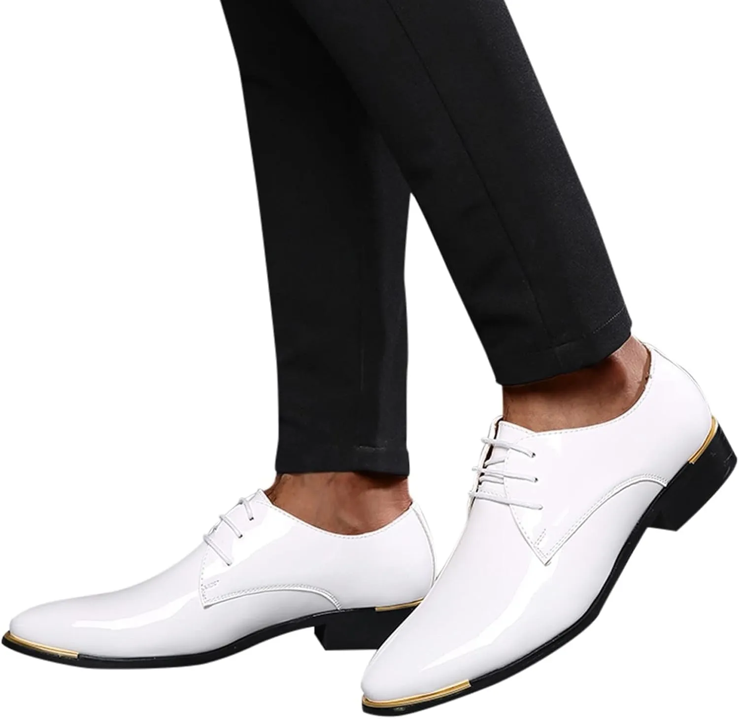 Mens Shoes Business Casual Comfortable Classical Pointed Leather Mens Business Casual Shoes and Style Men's leather shoes Men Leather Cap Toe Oxford Business Formal Dress