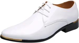 Mens Shoes Business Casual Comfortable Classical Pointed Leather Mens Business Casual Shoes and Style Men's leather shoes Men Leather Cap Toe Oxford Business Formal Dress