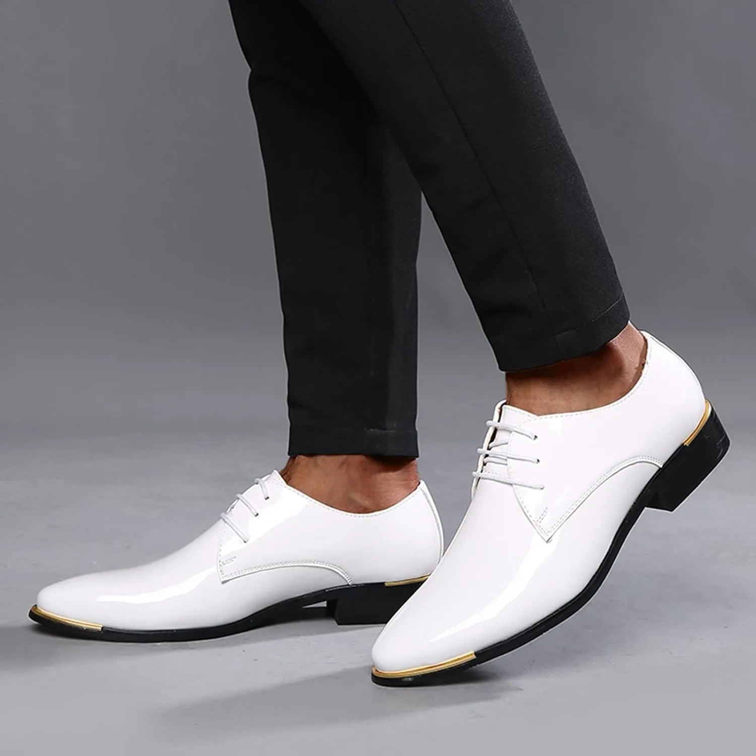 Mens Shoes Business Casual Comfortable Classical Pointed Leather Mens Business Casual Shoes and Style Men's leather shoes Men Leather Cap Toe Oxford Business Formal Dress