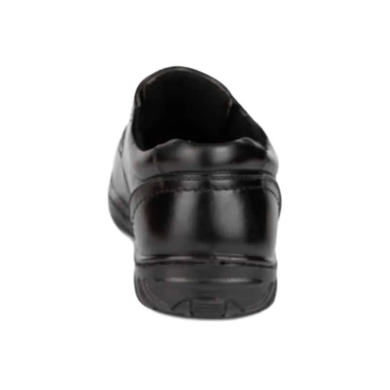 Mens Strap Fasten Formal Shoe in Black