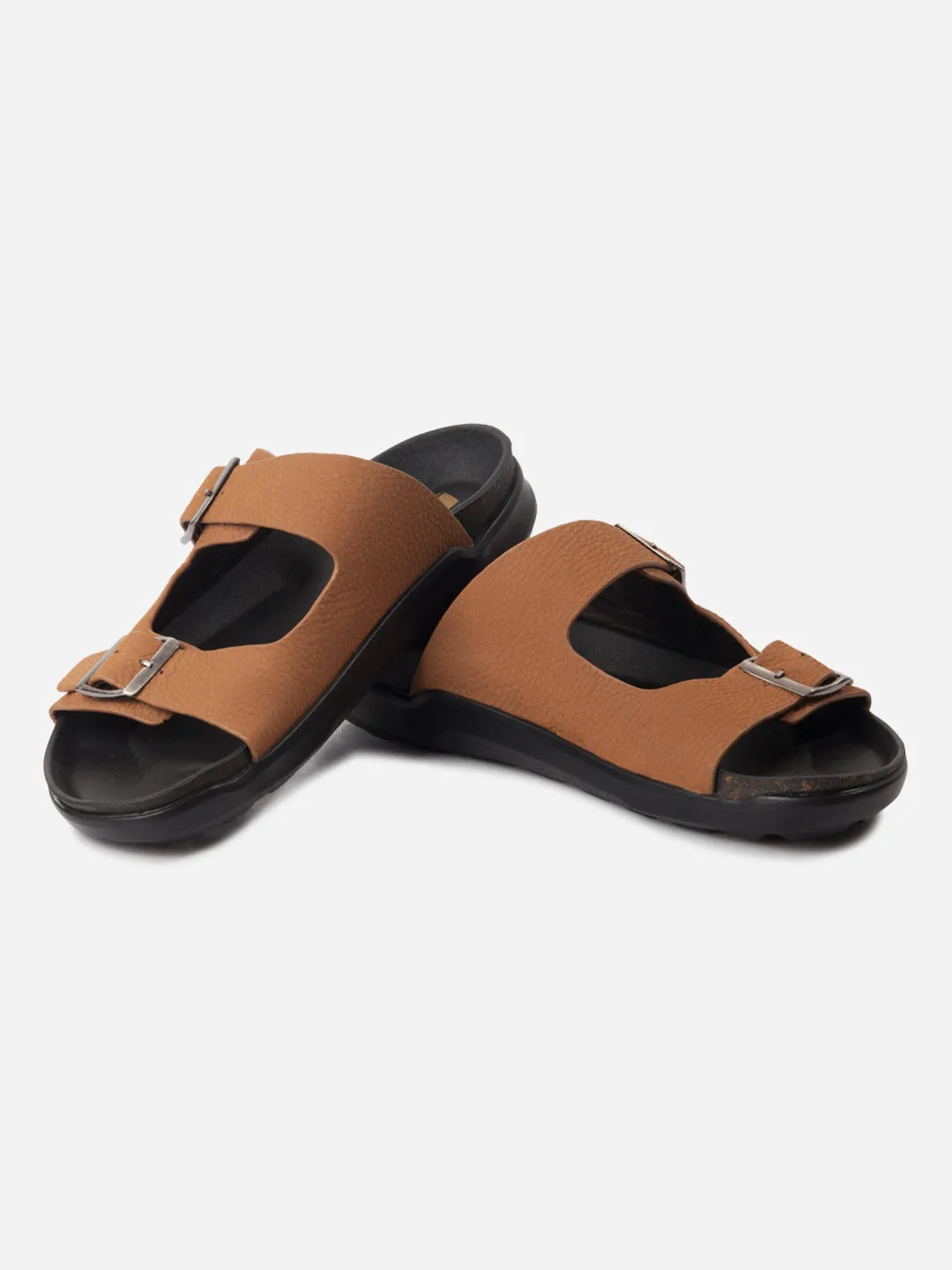 Men's Tan Strap Sandals (ID4271)