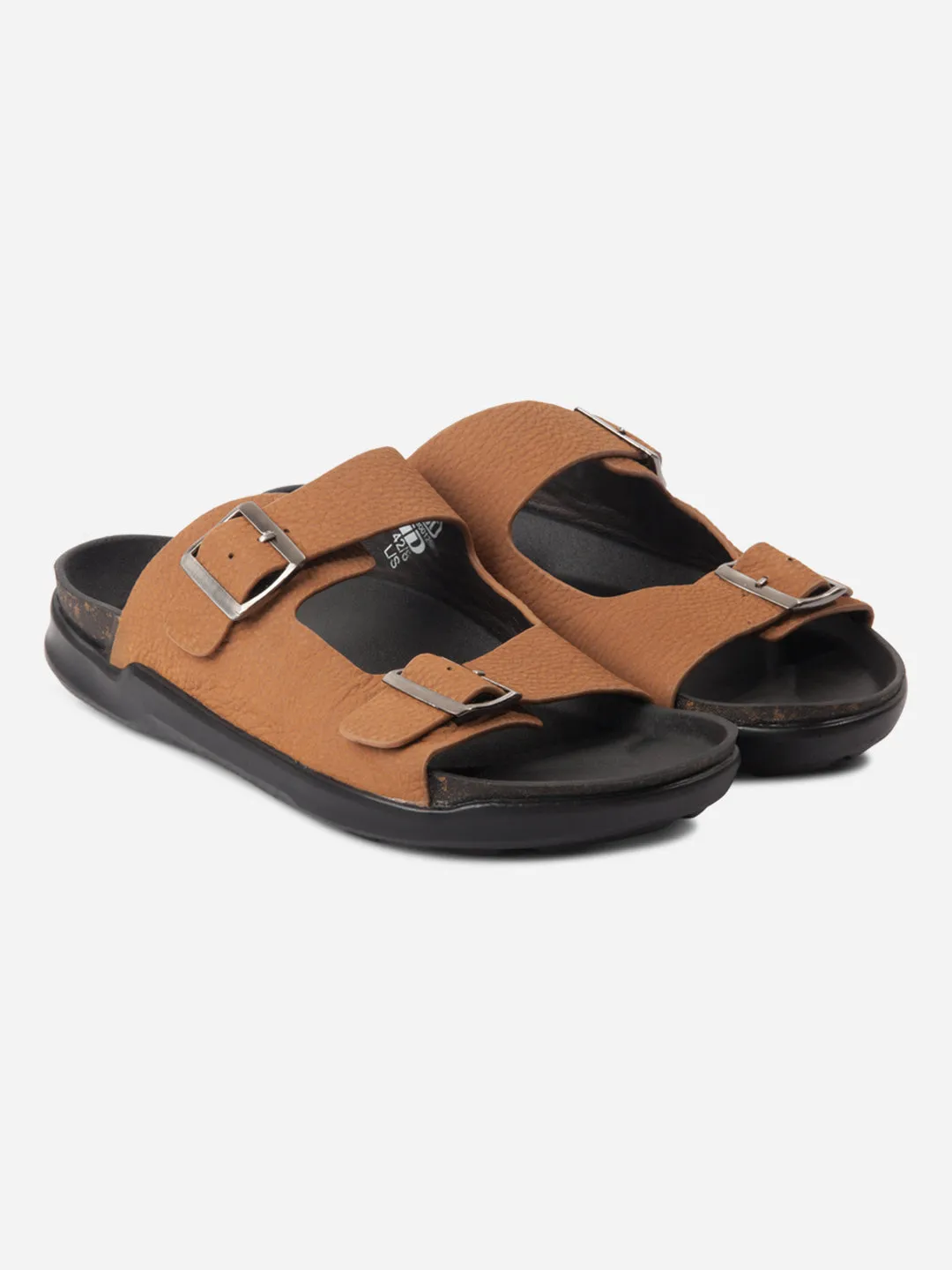 Men's Tan Strap Sandals (ID4271)
