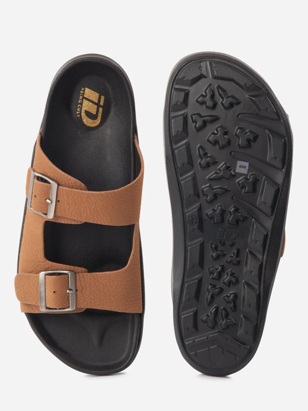 Men's Tan Strap Sandals (ID4271)