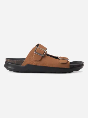 Men's Tan Strap Sandals (ID4271)