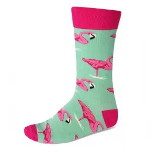 Men's Tropical Flamingo Socks