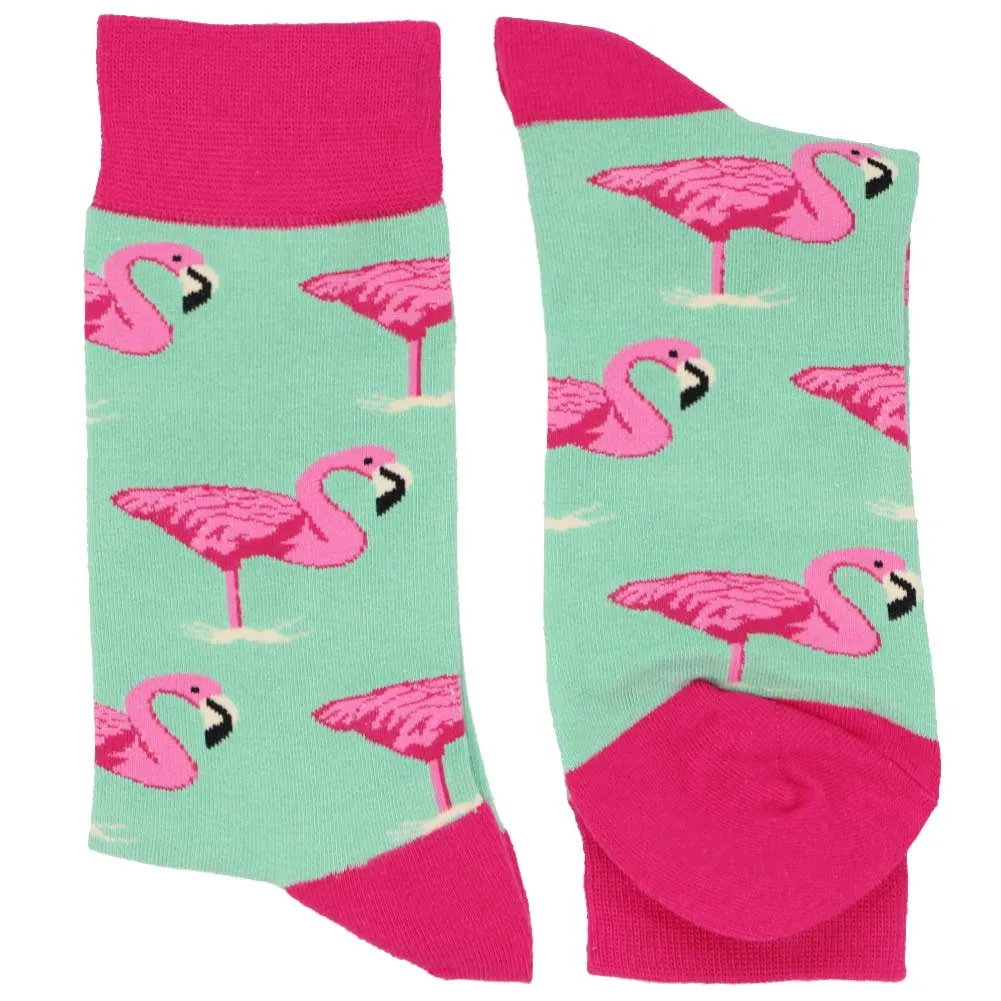 Men's Tropical Flamingo Socks