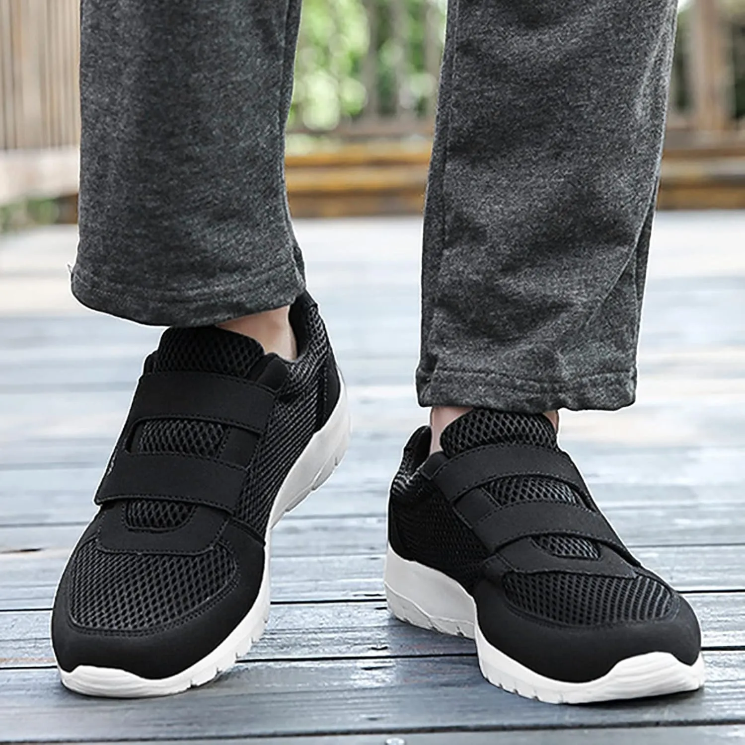 Mens Walking Shoes Lightweight Casual Outdoor Running Sneakers Comfortable Breathable Sports Athletic Shoes