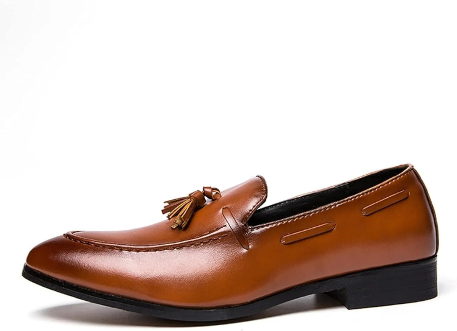Men's Wedding Dress, Loafers, Pointed Tassel Slippers, Party Shoes, Penny Loafers, Leather Shoes