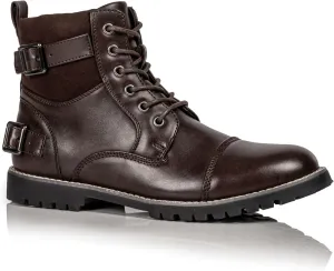 Metrocharm MC306 Mens Casual Work Lace Up Classic Motorcycle Combat Boots