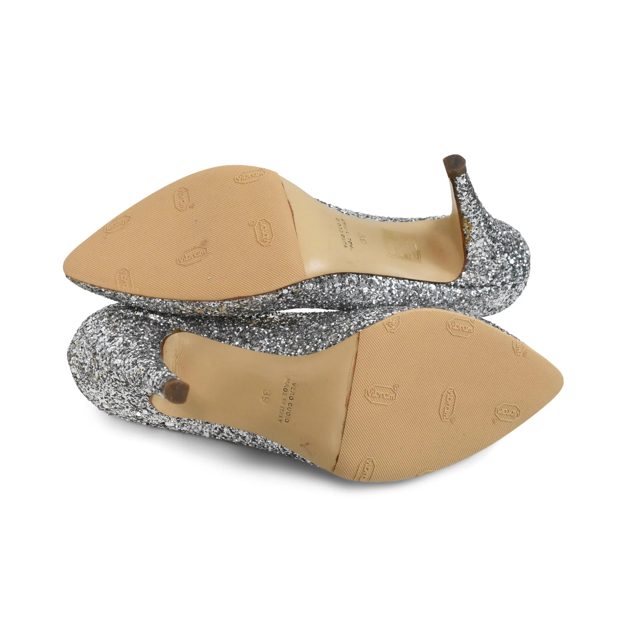 Miu Miu Glitter Pumps - Women's 39