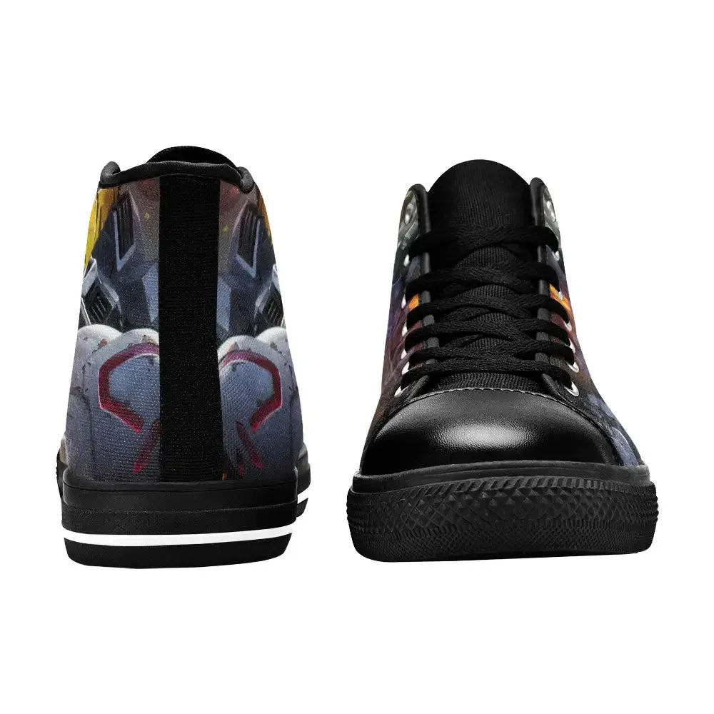 Mobile Suit Gundam Shoes High Tops Sneakers for Kids and Adults