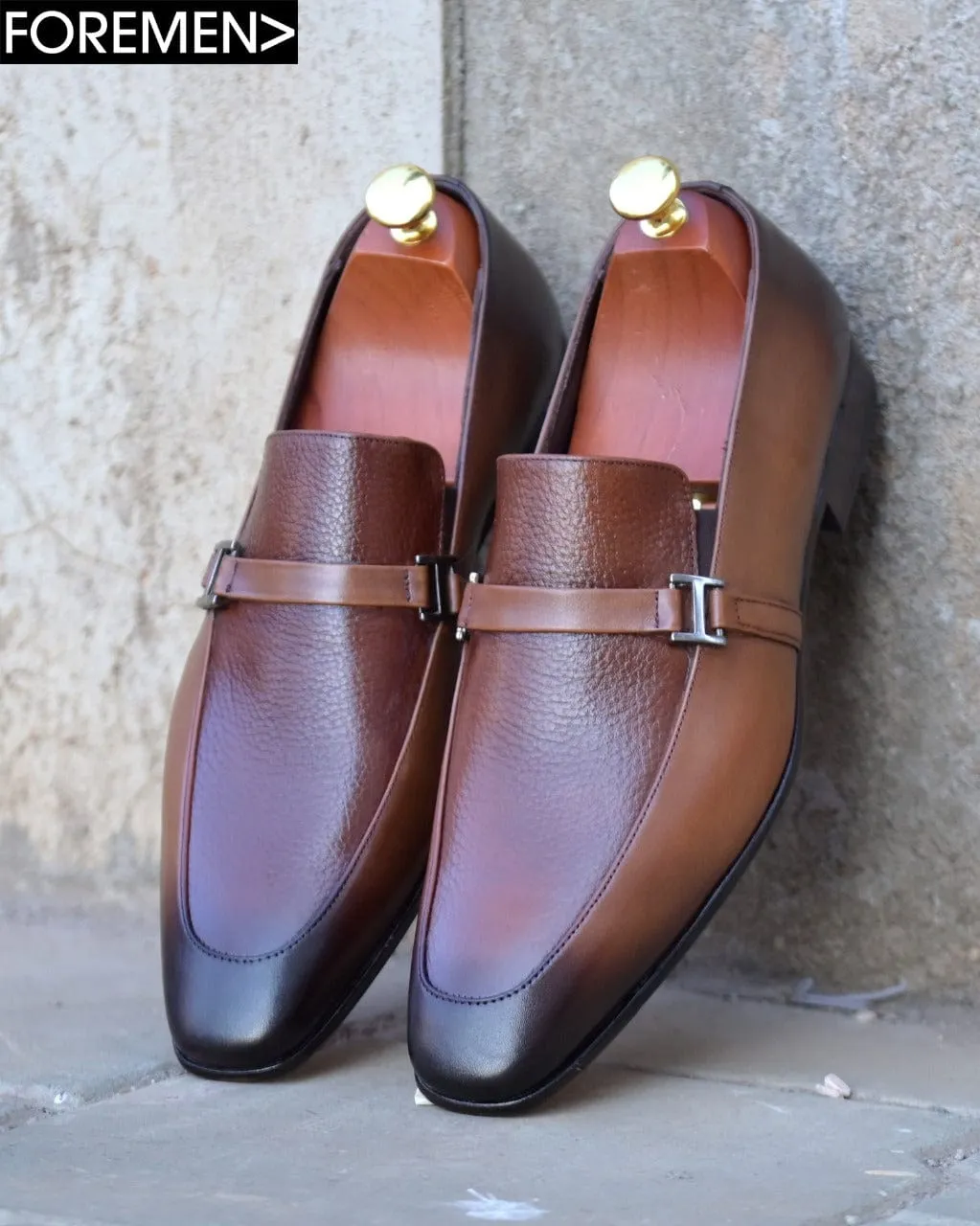 MONTREAL | Brown Leather Sole Loafers