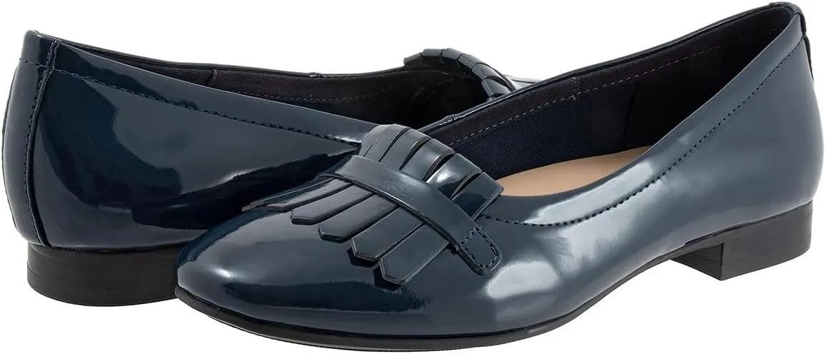 MOOMMO Women Round Closed Toe Flats Fringe Slip On Ballet Flats Comfortable Flat Heel Penny Loafers Tassel Wingtip Suede Loafer Flats Ladies Girls Office Daily Club Driver Flat Shoes Spring 4-11 M US