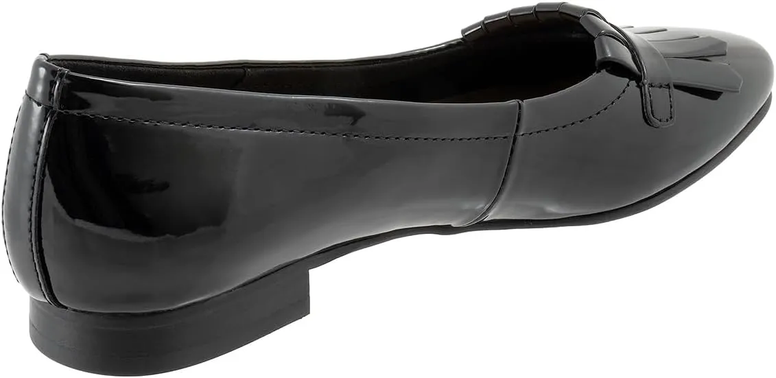 MOOMMO Women Round Closed Toe Flats Fringe Slip On Ballet Flats Comfortable Flat Heel Penny Loafers Tassel Wingtip Suede Loafer Flats Ladies Girls Office Daily Club Driver Flat Shoes Spring 4-11 M US