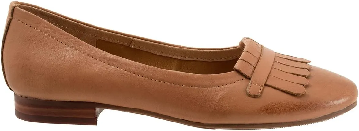 MOOMMO Women Round Closed Toe Flats Fringe Slip On Ballet Flats Comfortable Flat Heel Penny Loafers Tassel Wingtip Suede Loafer Flats Ladies Girls Office Daily Club Driver Flat Shoes Spring 4-11 M US
