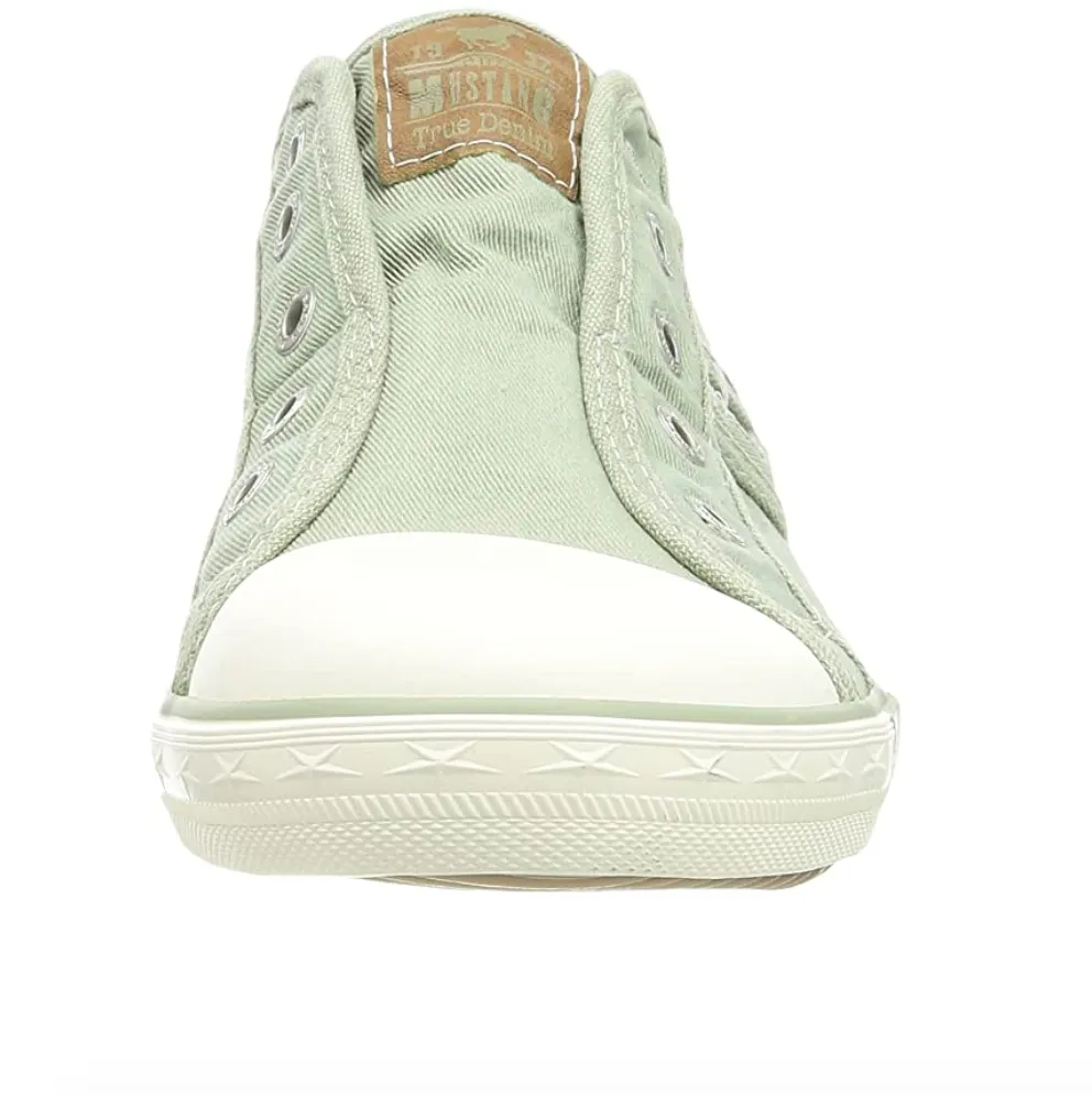 Mustang - Women's Fashion Slip On Laceless Trainers - Green