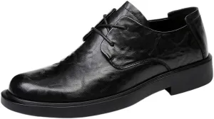 New Oxford Shoes for Men Patent Leather Prom Wedding Shoes Round Toe Dress Shoes Classic Derbies Business Formal Work Shoes