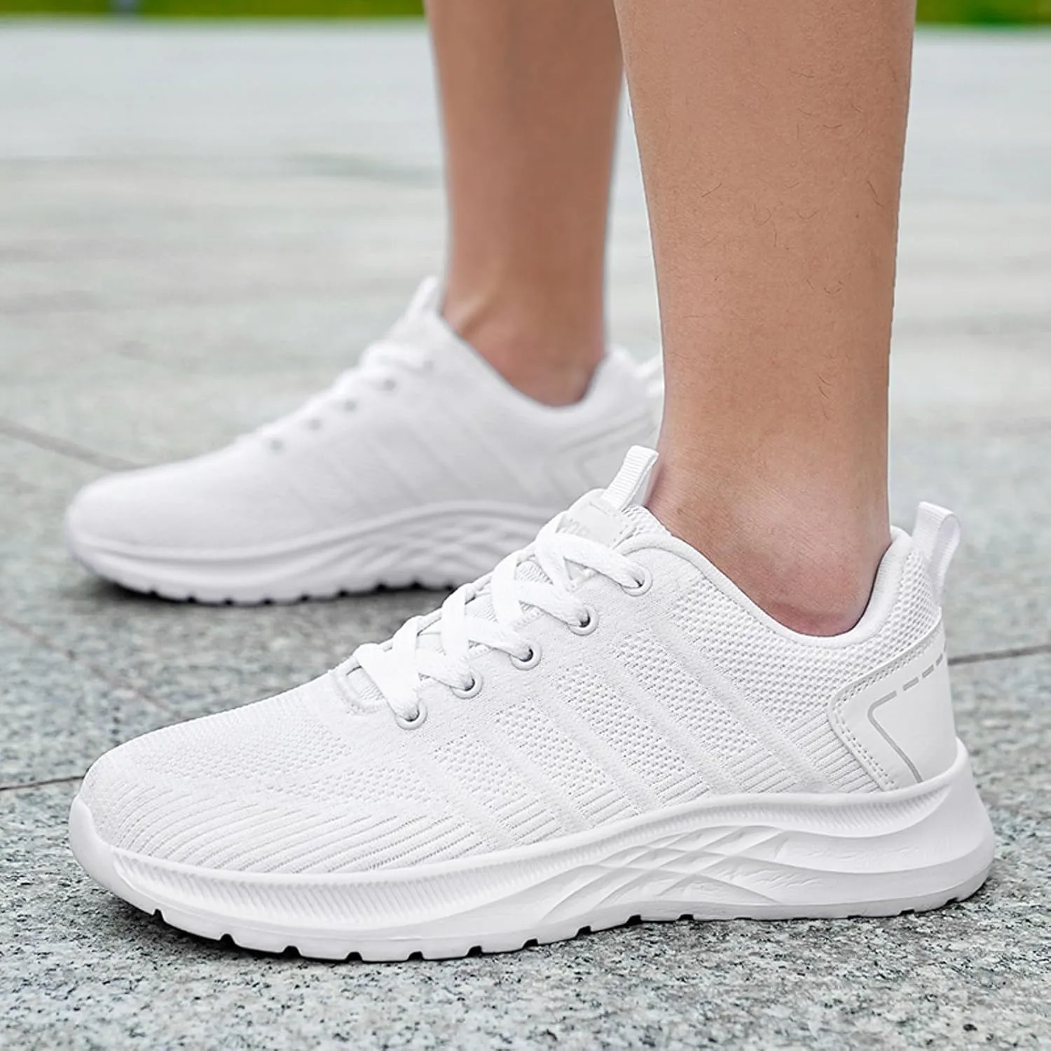 Non Slip Work Sport Shoes for Men Recovery Air Athletic Running Tennis Shoe Lightweight Diabetic Shoes for Men