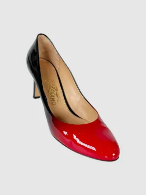 Ombré Patent Leather Pumps - Size 9