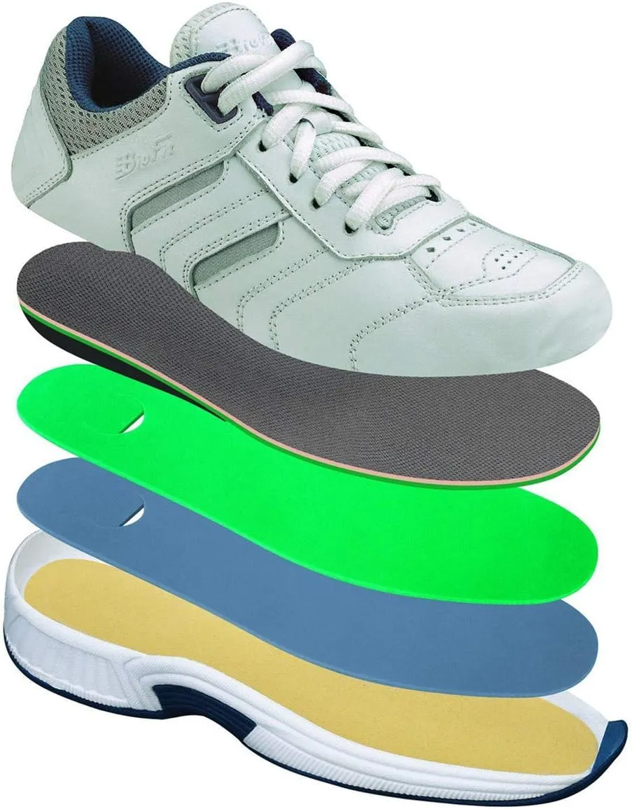 Orthofeet Men's Orthopedic Leather Pacific Palisades Sneakers