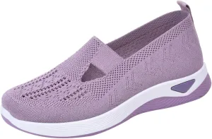 Orthopedic Diabetic Shoes for Women Slip On Walking Sneakers with Arch Support Comfortable Casual Loafers Plantar Fasciitis Foot Pain Relief