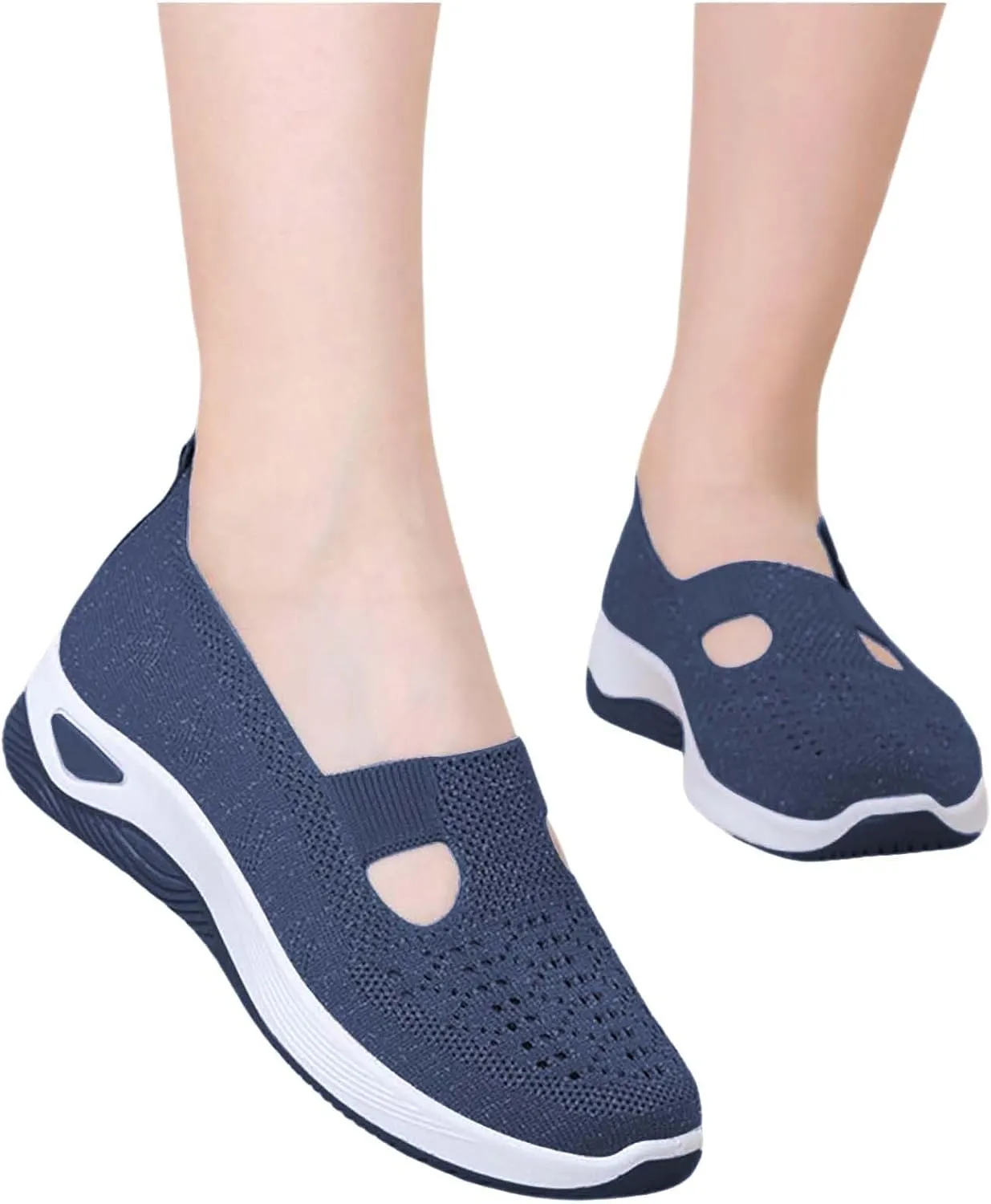 Orthopedic Shoes for Women Woven Orthopedic Mens Tennis Shoes Jogging Dress Casual Shoes Women's Fashion Sneakers Slip On Tennis Shoe Loafers Casual Slip On