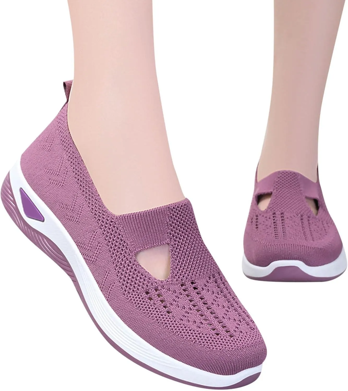 Orthopedic Shoes for Women Woven Slip on Walking Running Shoes for Men Sports Men's Casual Shoes Fashion Sneakers Tennis Shoe Loafers Casual Slip On