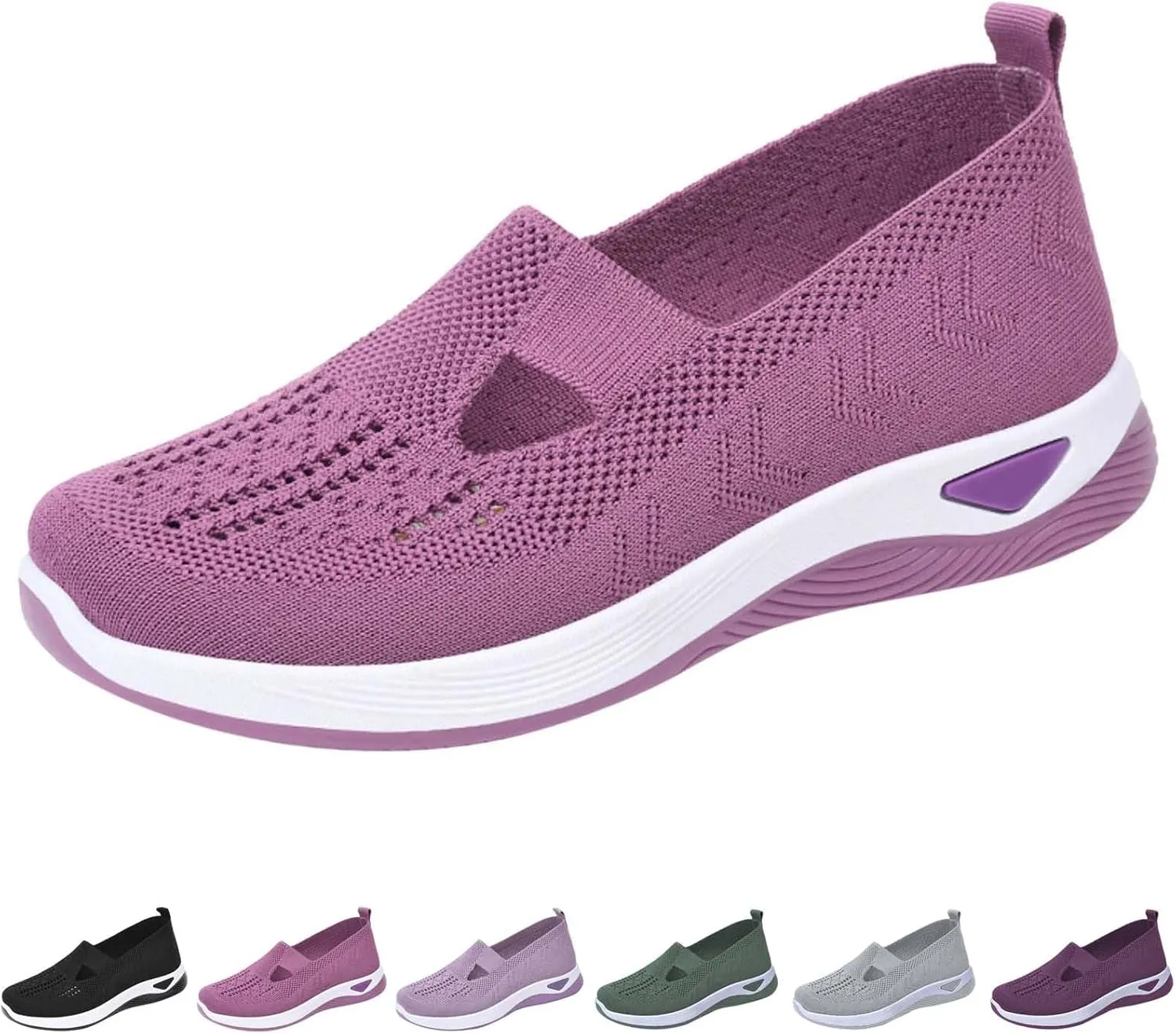 Orthopedic Shoes for Women Woven Slip on Walking Running Shoes for Men Sports Men's Casual Shoes Fashion Sneakers Tennis Shoe Loafers Casual Slip On