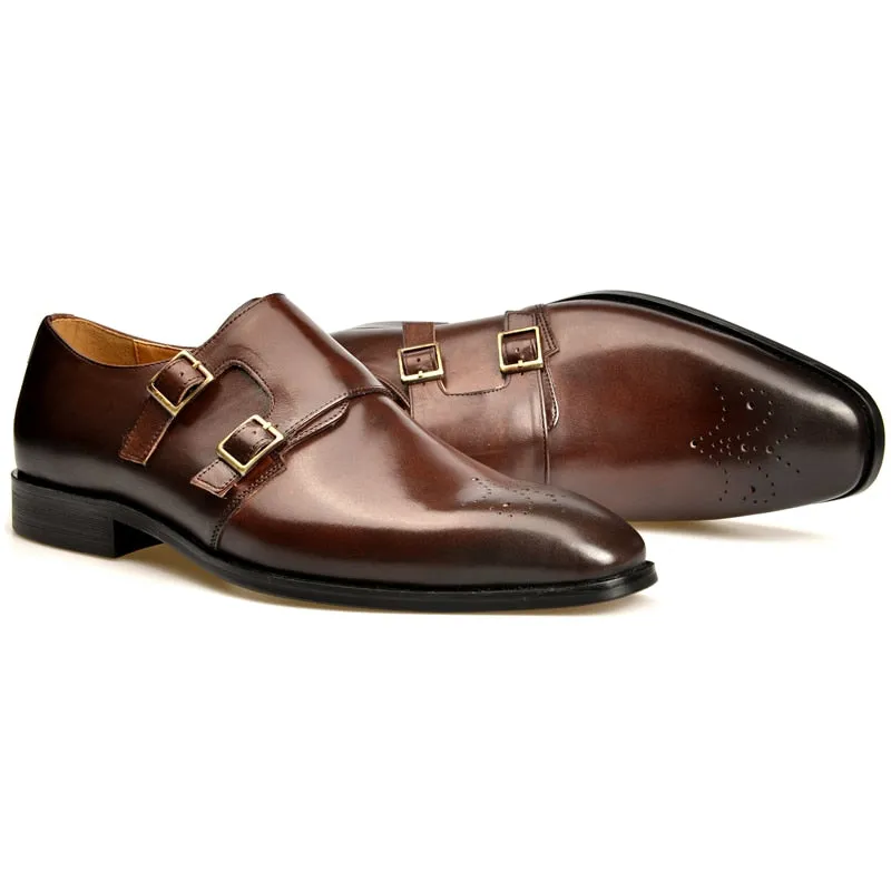 Ostranuxe Classic Monk Shoes