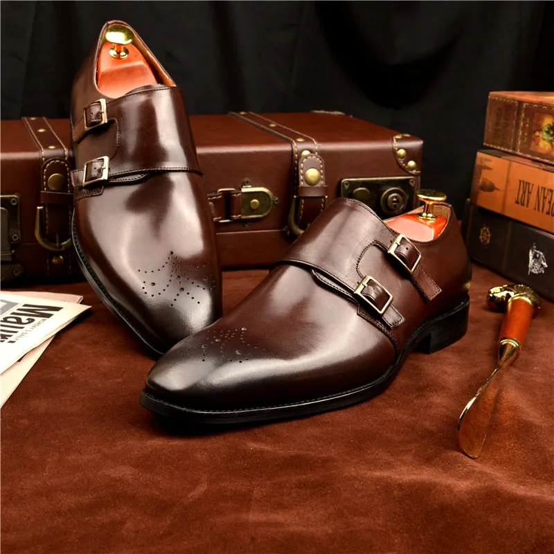 Ostranuxe Classic Monk Shoes