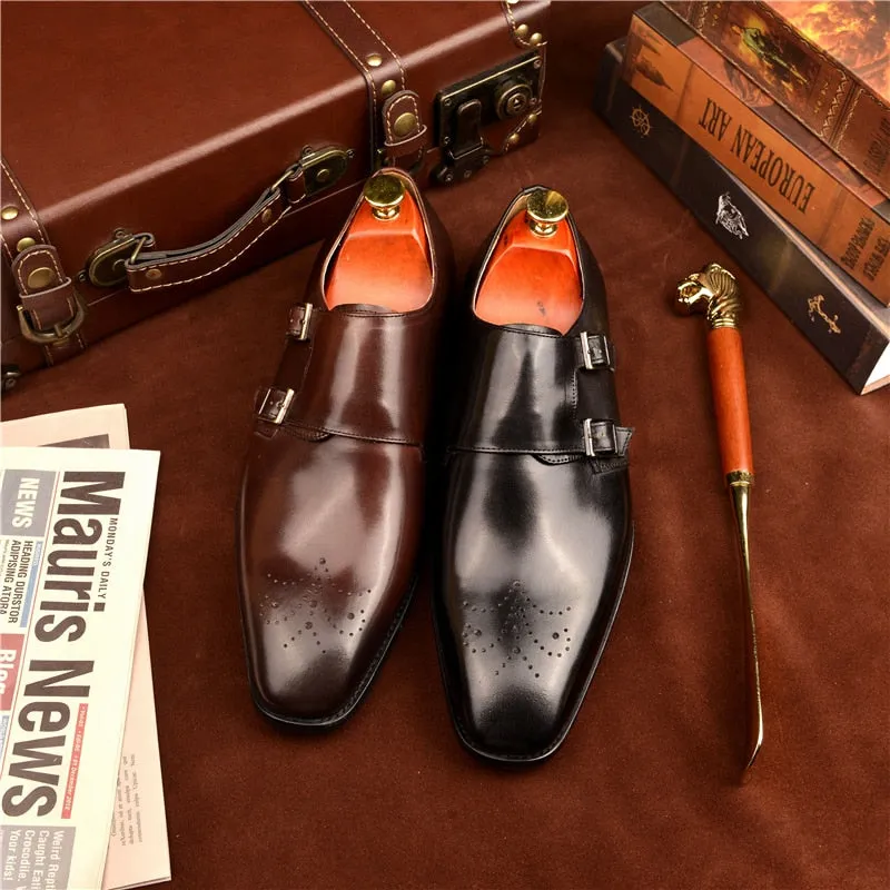 Ostranuxe Classic Monk Shoes