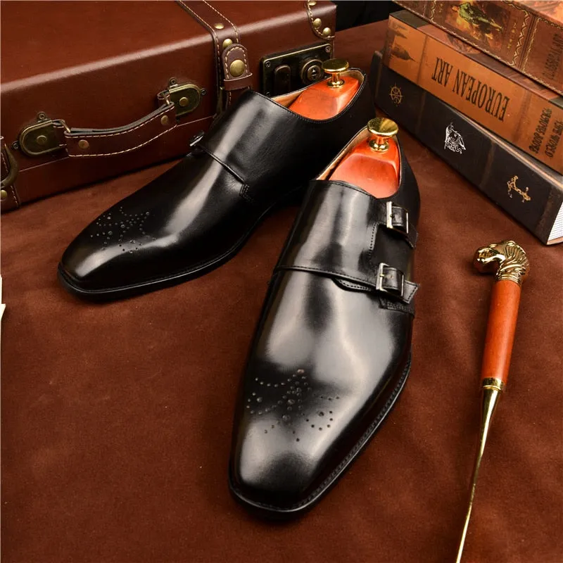 Ostranuxe Classic Monk Shoes