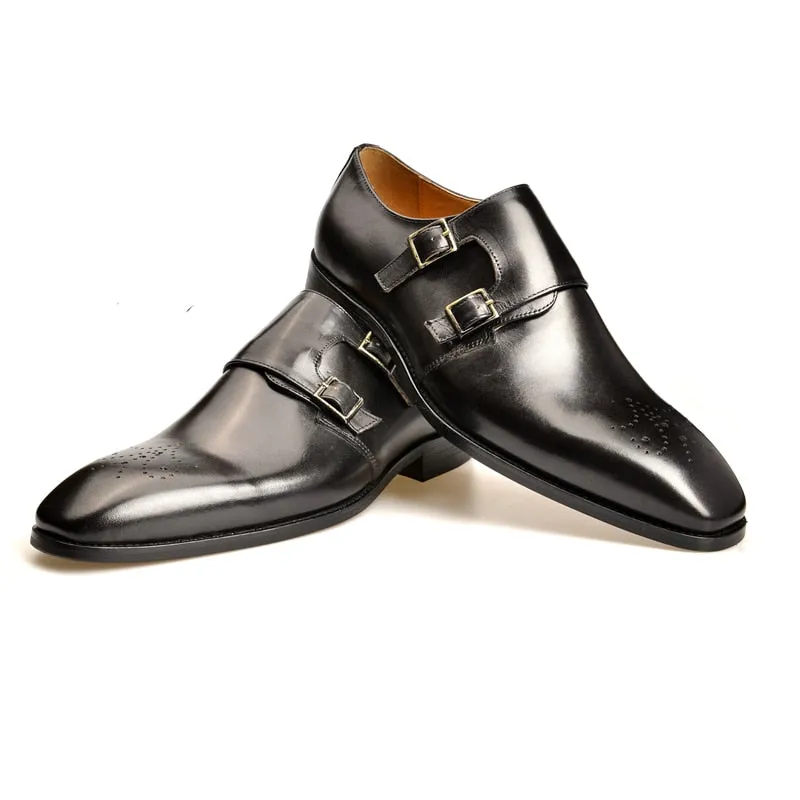 Ostranuxe Classic Monk Shoes