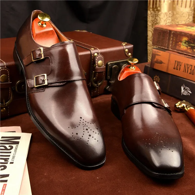 Ostranuxe Classic Monk Shoes