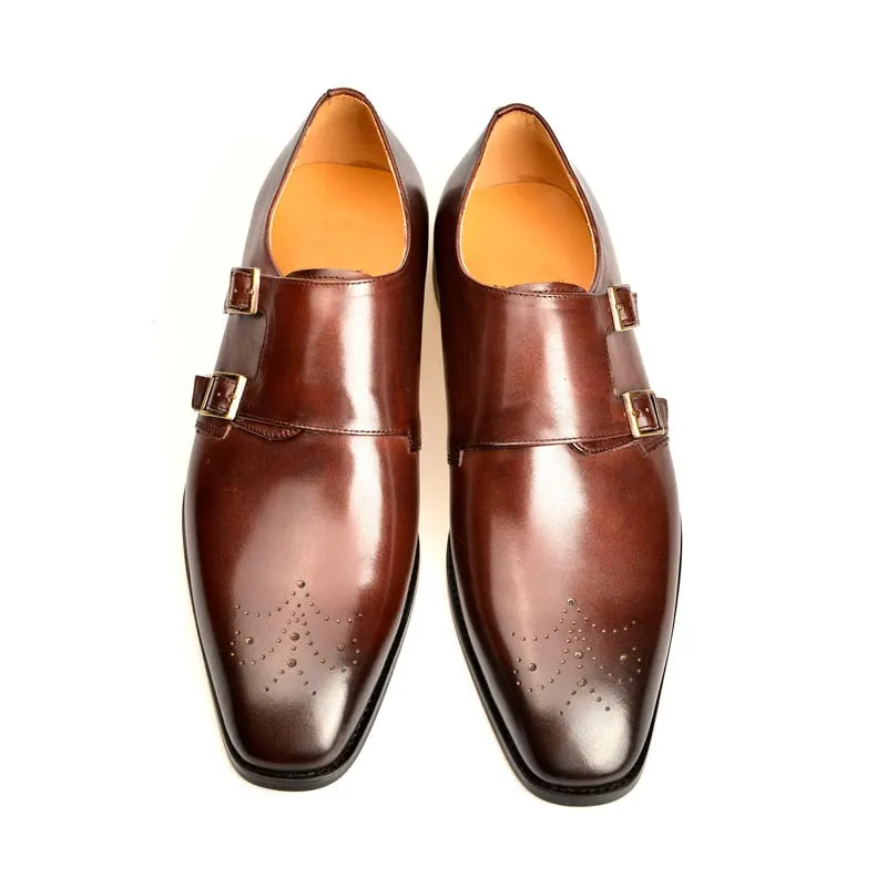 Ostranuxe Classic Monk Shoes