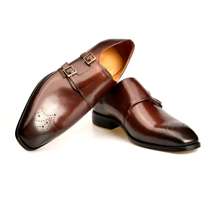 Ostranuxe Classic Monk Shoes