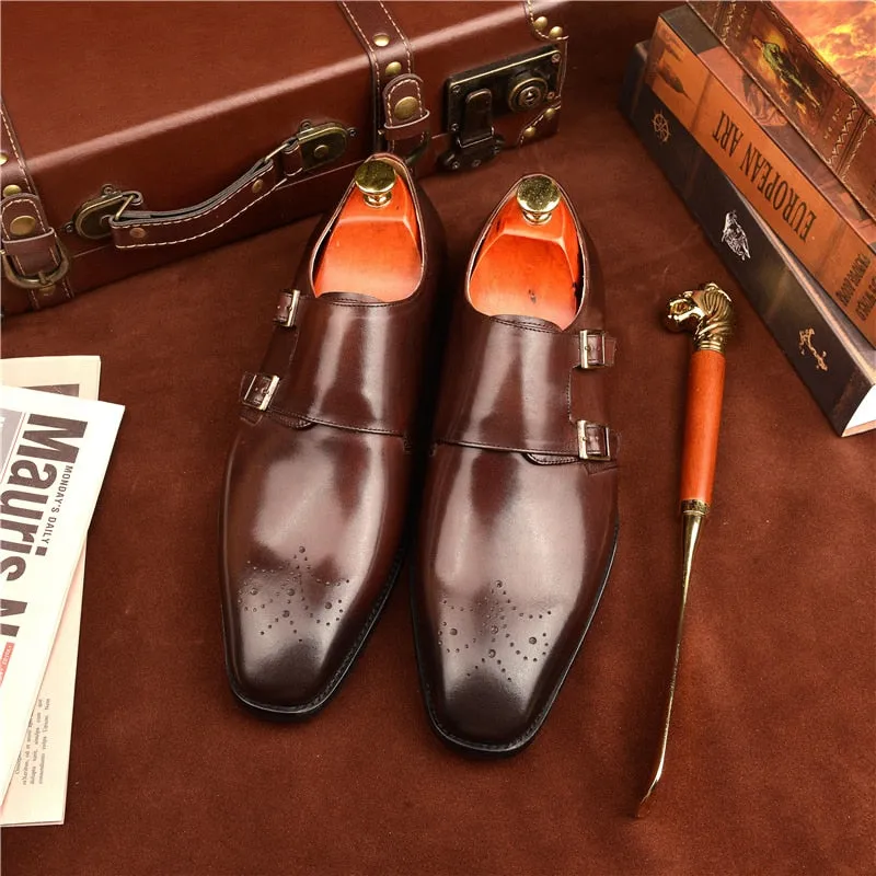 Ostranuxe Classic Monk Shoes