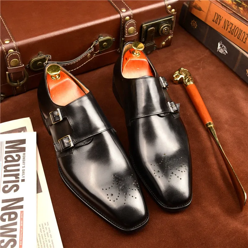 Ostranuxe Classic Monk Shoes