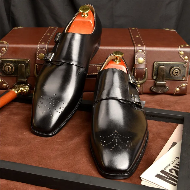 Ostranuxe Classic Monk Shoes