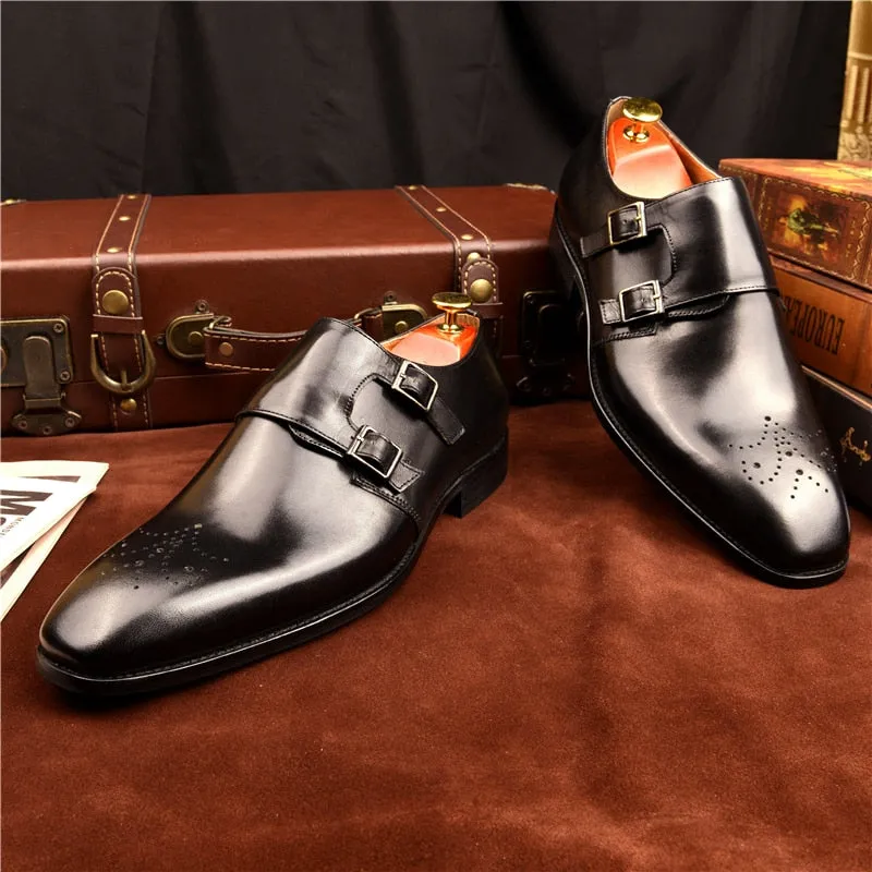 Ostranuxe Classic Monk Shoes