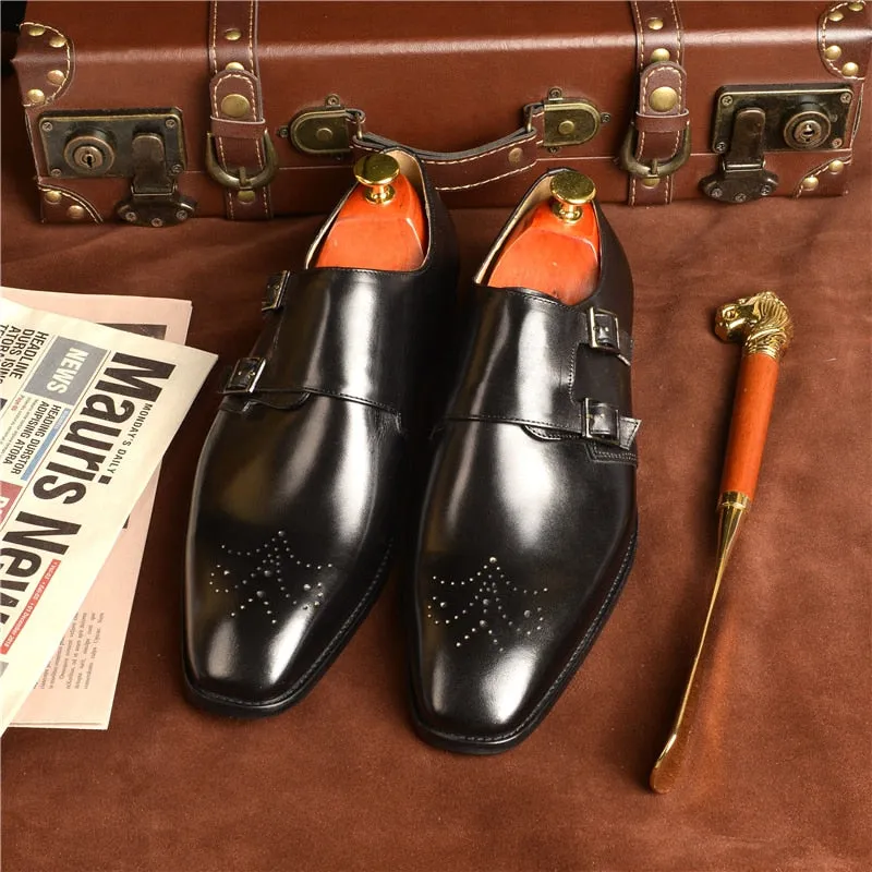 Ostranuxe Classic Monk Shoes