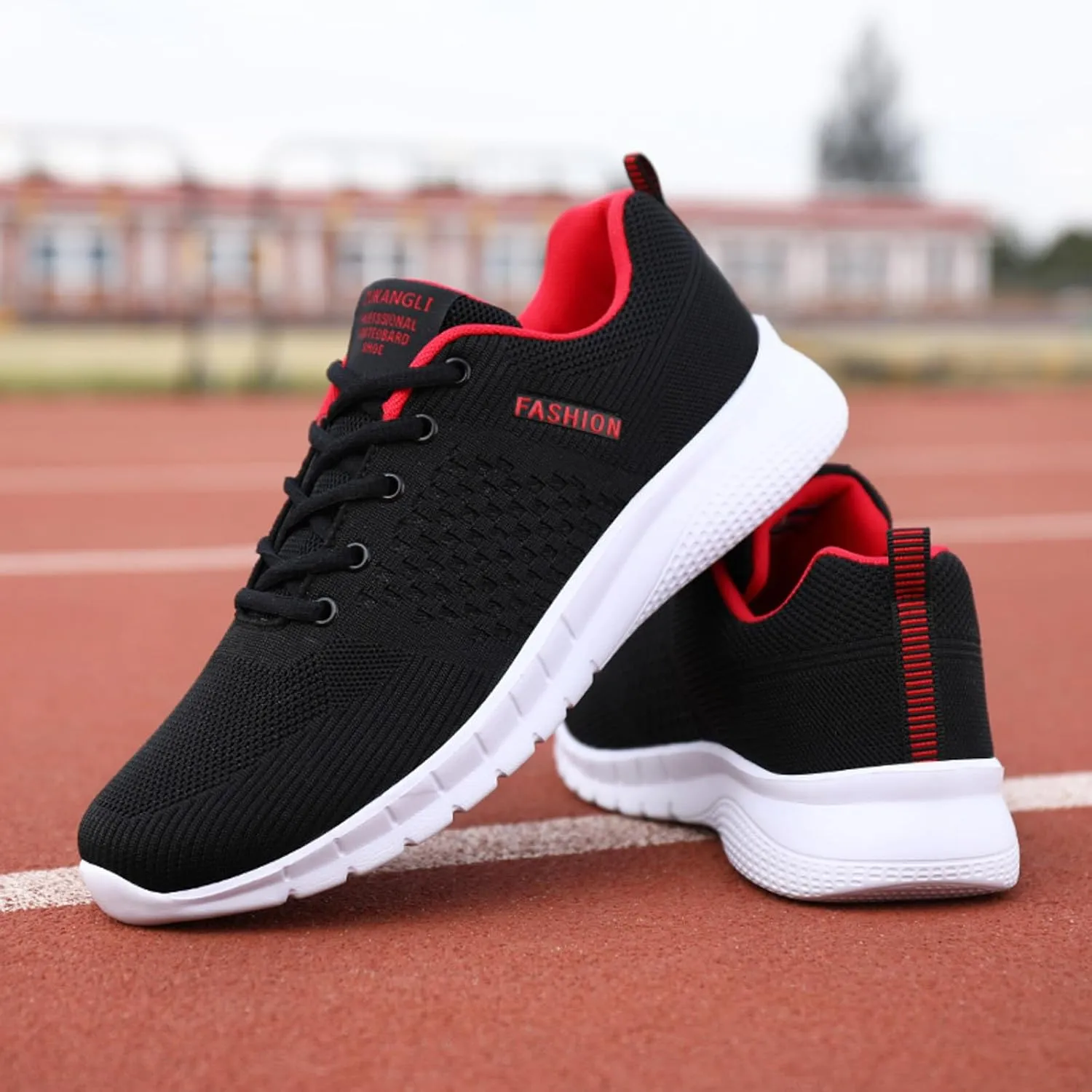 Outdoor Jogging Sneaker for Men Comfortable Breathable Stretch Canvas Slip On Sneaker Comfortable Stretch Shoes